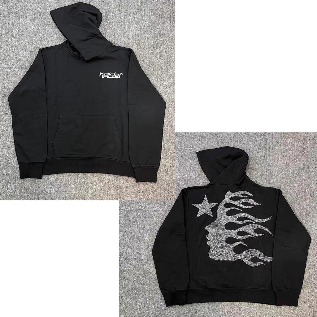 24FW Amerikanischer Retro Hellstar Studios Unisex Hoodie & Jogginghose