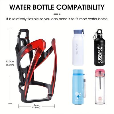 Portabottiglia Colorato a Gradiente per Bicicletta Supporto Tazza per Bicicletta Supporto Tazza per Mountain Bike e Bici da Strada Attrezzatura per Ciclismo da Esterno