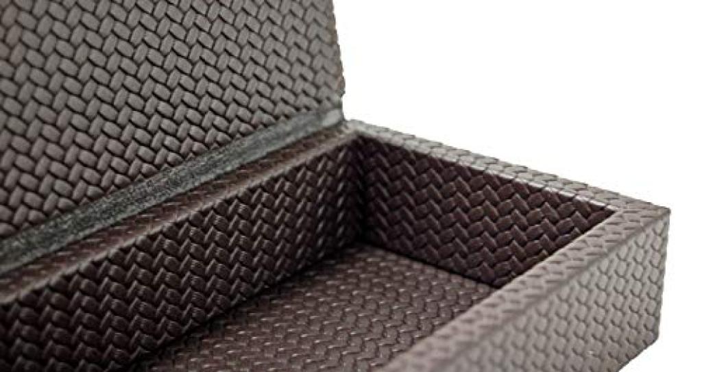 Pinetti Firenze Pen Box In Brown Braided Leather