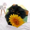 1pc Cat Flower Automatic Open/Close Umbrella with Folding feature Compact Travel Umbrella, Lightweight design, for Commuting, Business132