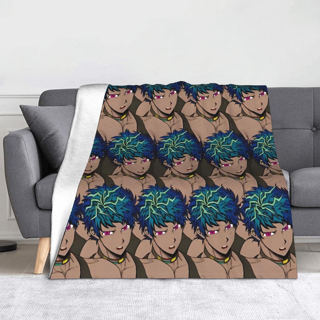 Shin Tsukimi Sou Hiyori Yaoi Blankets Autumn/Winter Your Turn To Die Game Multi-function Warm Throw Blanket for Sofa Thin Quilt