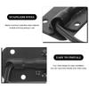 4Pcs Cupboard Folding Handle Door Knobs Spring Loaded Drop Stainless Steel Cabinet Handles Silver Black Door Handle For Box