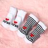 Babysockor Bomull Mini Söta Flickor Pojkar Älskar Pappa Älskar Mamma Nyfödda Barnsockor Småbarn Baby Golv Sängkläder Strumpor Baby Billiga Saker