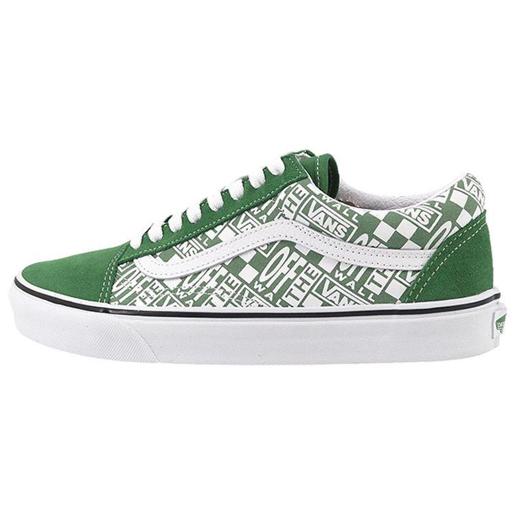 

Vans Old Skool Off The Wall — зеленые кроссовки унисекс True-White VN0A3WKT4QC 35