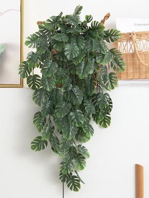 1Pc Artificial Turtle Leaf Plastic Plants for Home Wedding Arch Garden DIY Living Room Decoration Wall Hanging