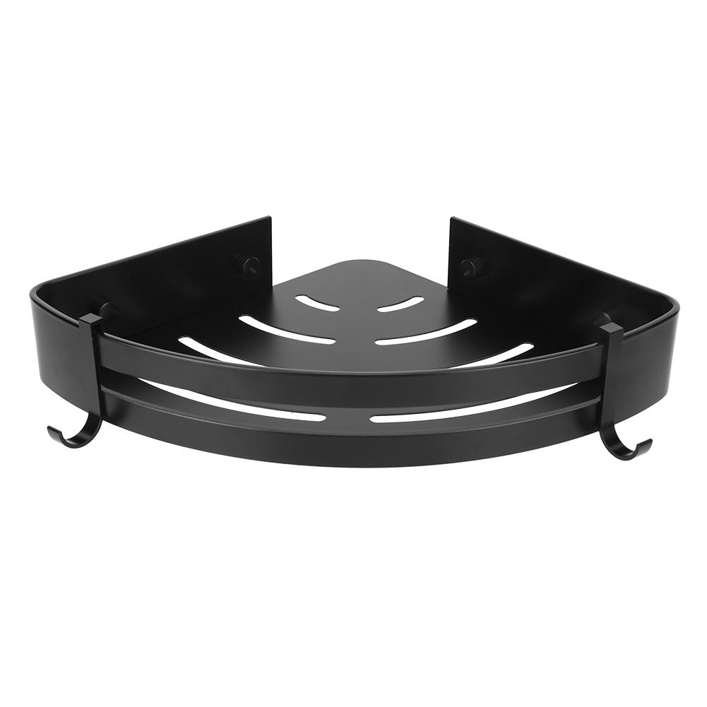 Półka Narożna Ścienna Pojemnik Stojak Organizer Uchwyt do Łazienki Pod Prysznic Jednowarstwowy