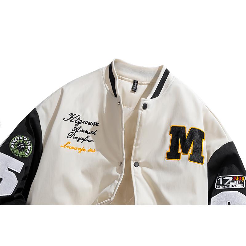 Giacca da uomo Uniforme da baseball Ricamo Cappotti Primavera Autunno Abbigliamento casual universitario