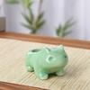 Kreativer Keramik Mini-Blumentopf Sukkulenten Pflanzgefäß Blumentopf mit Loch Niedliches Grünpflanzen Pflanzgefäß Heim-Gartendekoration im Freien