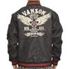 Custom Made Reversible Sukajan Flight Jacket Souvenir Jacket Motorcycle Biker Outerwear [Banson] ABV-2302 MA-1 Men's (S)