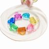 Colorful Acrylic Crystal Gem Cartoon Crown Ring Fun Toy