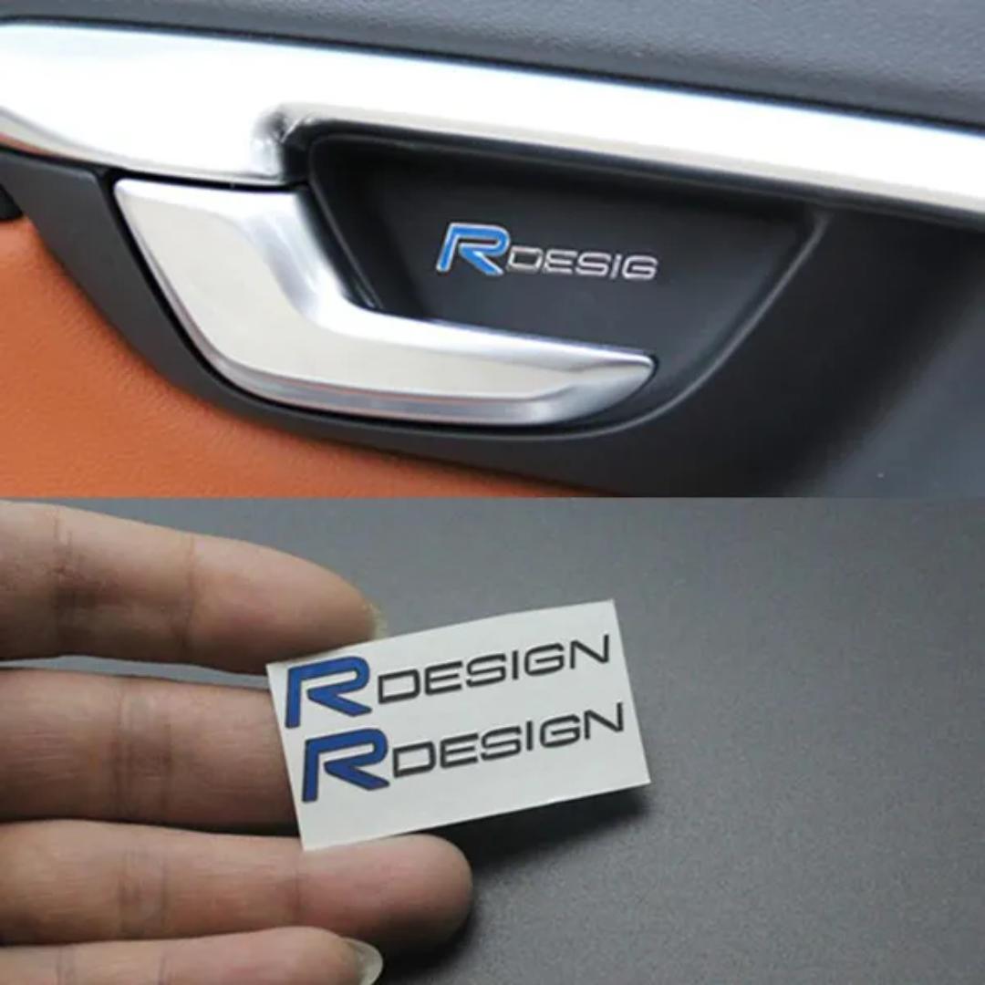 

2 шт./лот R DESIGN эмблема для Vo/lvo S60 S90 V70 XC40 XC60 XC90 S80 S40
