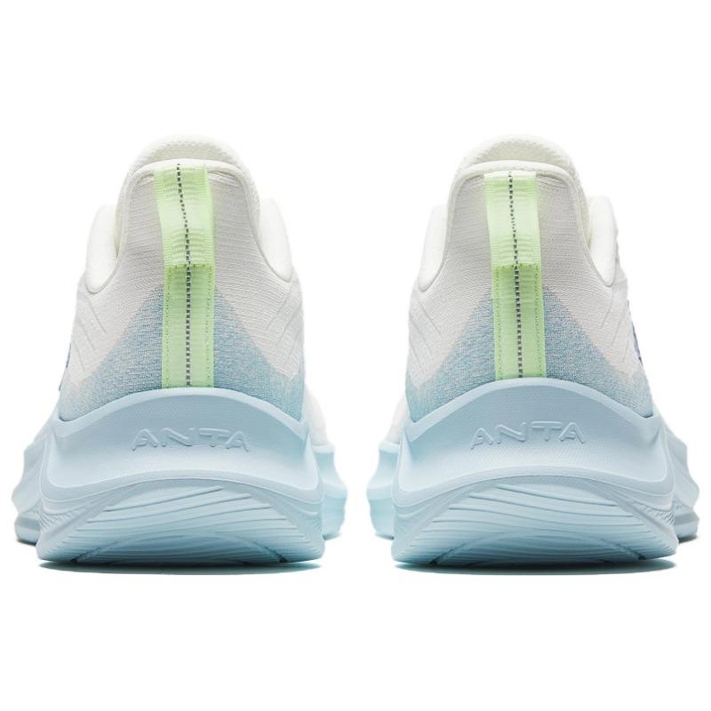 Anta Urban Running Versatile Comfortable Non-Slip Wear-Resistant Low-Top Casual Running Shoes Women Sneaker White Blue 922525512F-1