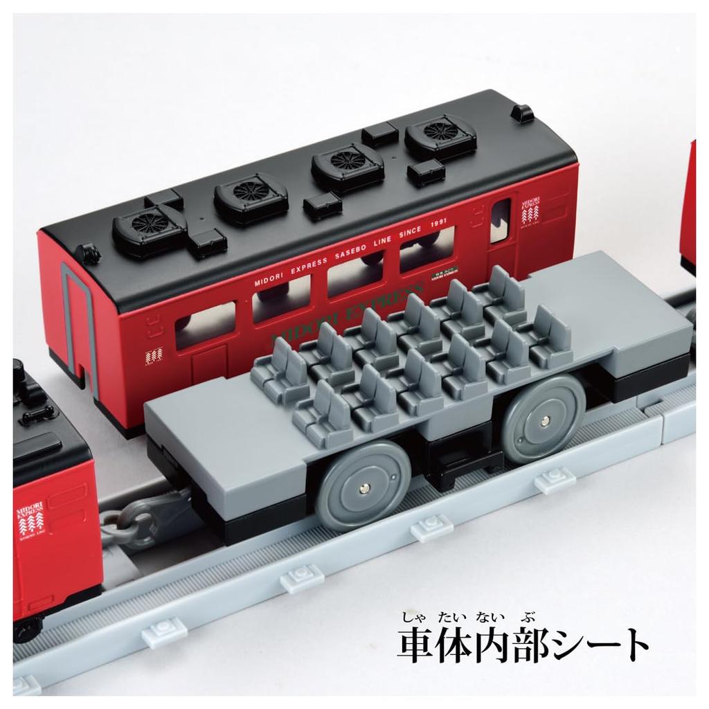Takara Tomy Plarail Real Class 485 Series Limited Express Train Kyushu Midori (JR Express)