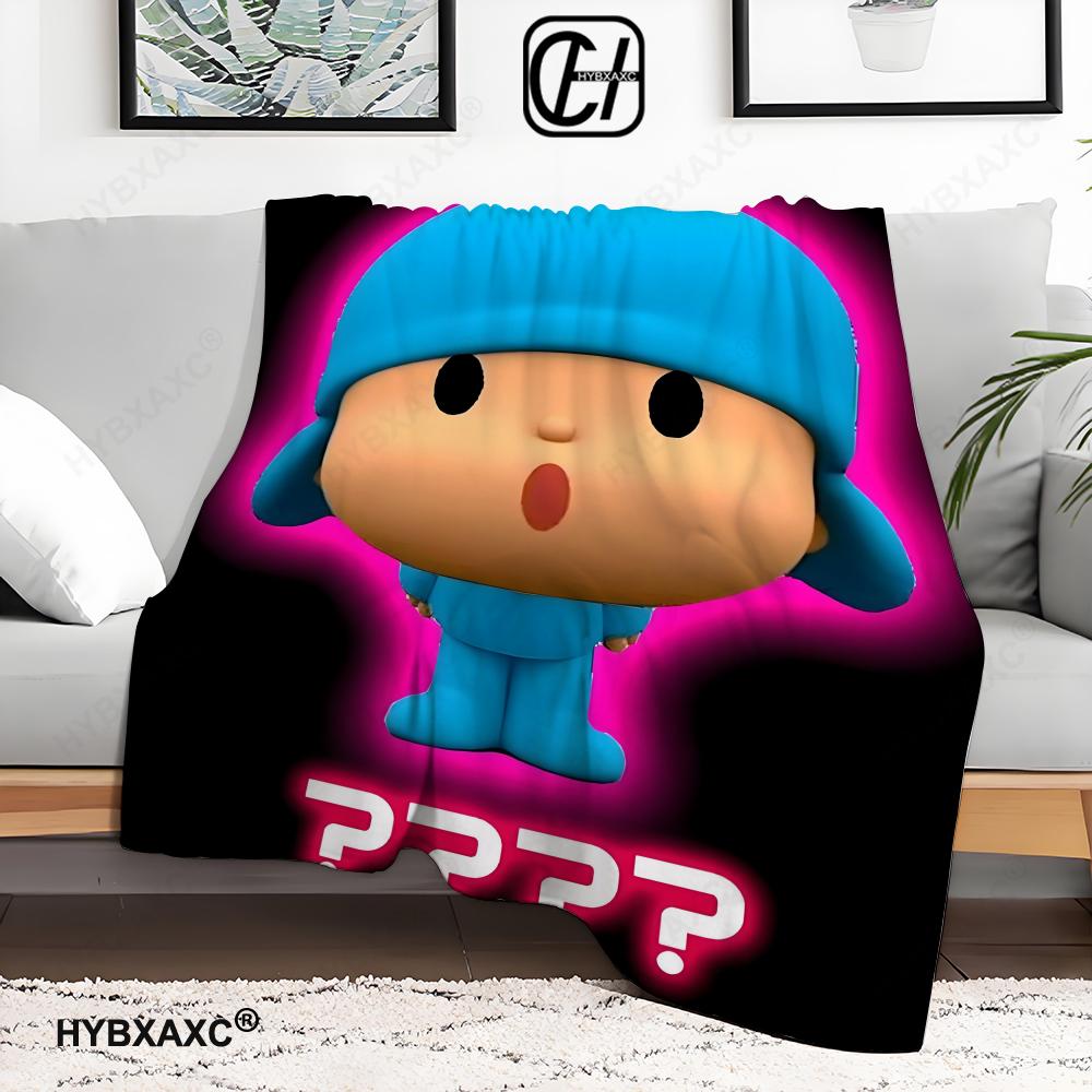 

Плюшеві ляльки P-POCOYO Плед Естетичне мистецтво Фланелевий плед Портативний для дому Подорожей Кемпінгу Дивана Пікніка Потовщений Фланелевий B 50x60in