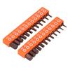 24 Pcs Hex Head Drill Bit Set 1/4 Inch Hex Shank S2 Alloy Steel Metric and SAE Hex Bit Set for Indus