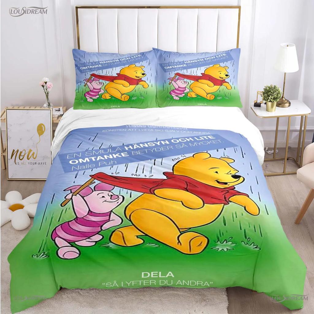 Comforter Winnie The Pooh All Season Comforter Bedding Sets Soft And S Single/Double/Queen/King