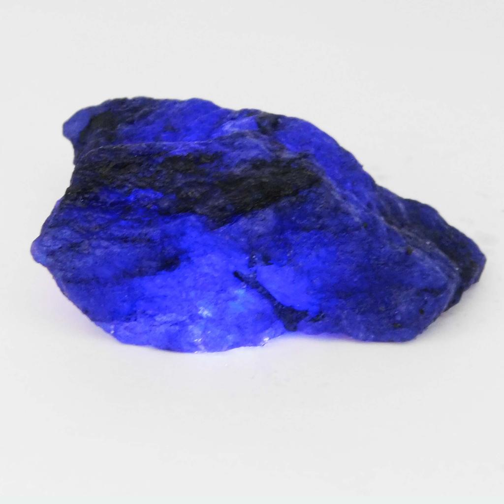 GECERTIFICEERD Natuurlijke Blauwe Saffier Aardgeboord 145 Karaat Enorme Ruwe Losse Edelsteen