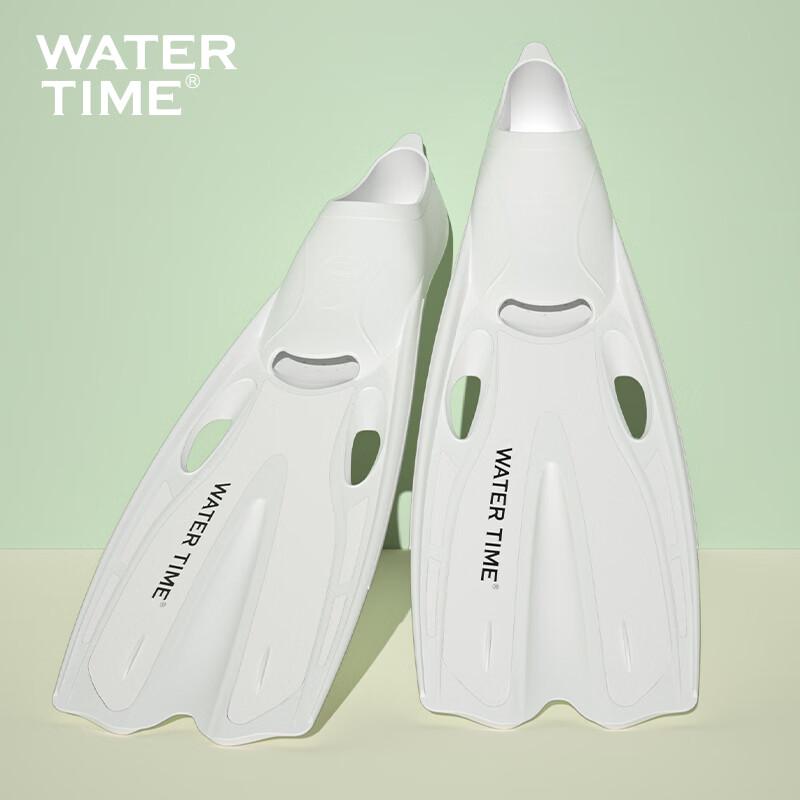 WATERTIME Unisex Long Freediving and Snorkeling Fins