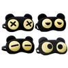 Bear Eye Cover with Soft Fabric Feel, Light Blocking Shade for Trip Use, Quiet Breaks and Office Pauses Daily Use