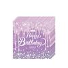 Diamond Themed Birthday Party Supplies Birthday Decorations Purple Pink Blue Tiffany Decorated Balloons Paper Plates Cutlery
