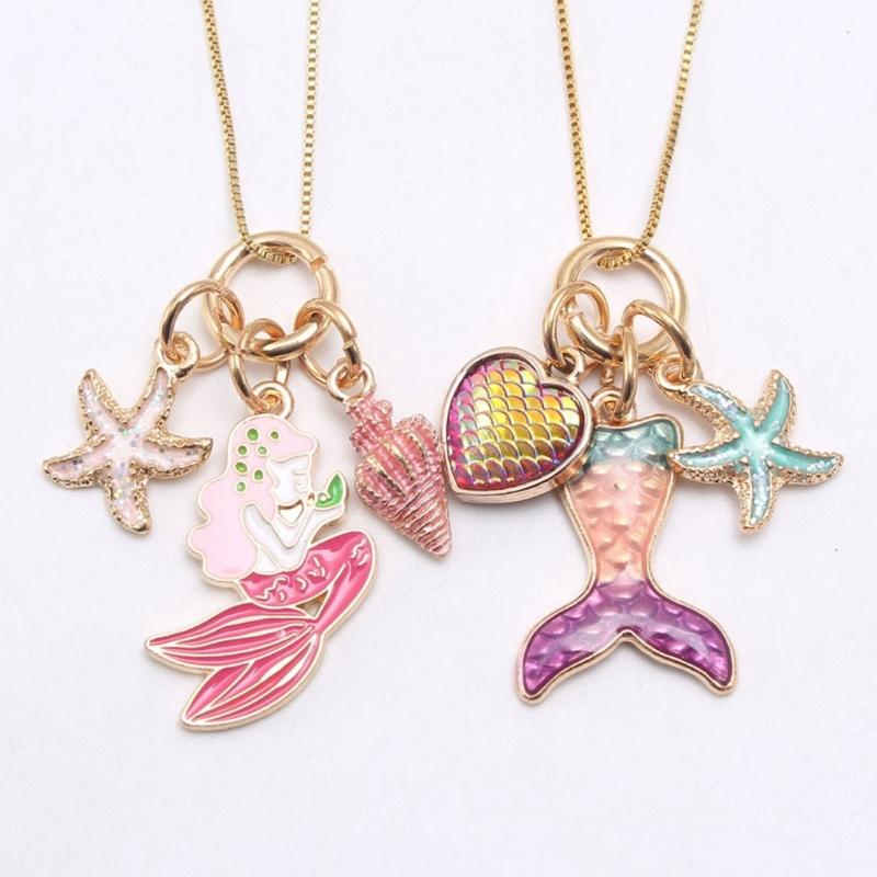 Lovely Peach Heart Charm Neck Chain Long Chain Pendant Necklace Drop Oil Choker
