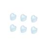 20Pcs/Lot 12*12.3mm Small Flowers Heart Leaves Glass Loose Beads for Jewelry Making Handmade DIY Bracelet Necklace Accessories