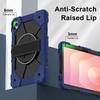 Tablet Case For Samsung Galaxy Tab S11 Silicone + PC Kickstand Cover with Handy Strap