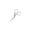 Crane-Shaped Stainless Steel Scissors for Retro Paper Cutting and Handmade Cross-Stitch