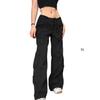 Women Cargo Pants Western Style Loose Casual Girl Baggy Pant High Waist Cool Vintage Trousers Jeans Clothing Work Shopping