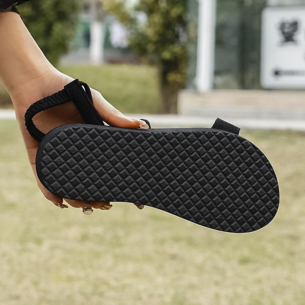 Women Summer Sandals Leisure Wedges Shoes Soft EVA Sole Light Weight Elastic Back Strap Girls Student Platform Sandalias