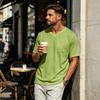 Men's V-Neck T-Shirt - Casual Short Sleeve Lightweight Breathable Tee for Summer