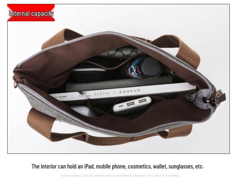 Versatile Large-Capacity Casual Tote Handbag