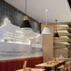 Modern Nordic Single-Head Pendant Light for Hotels, Bars, and Restaurants - Industrial Retro Style Lampshade.