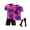 Paris Saint-Germain Fourth Jersey 2020-21 Sergio Ramos No.4 Soccer Jersey 3-Pieces Kits For Kids Adults
