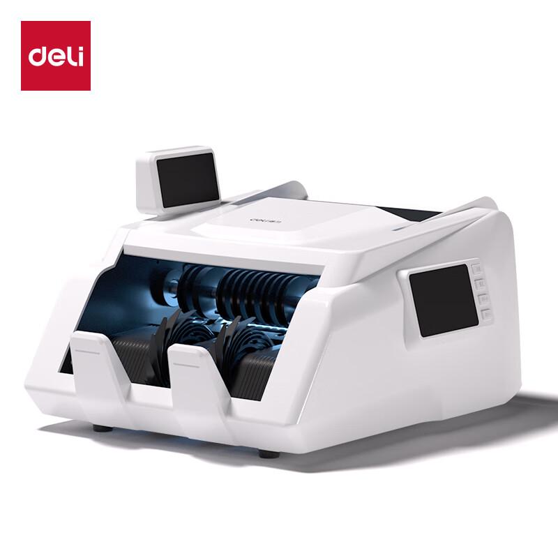 Deli Dual Screen Bill Counter CN plug (adapter included)