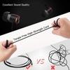 3.5mm Wired Earphone HiFi Stereo Wired Headset Stereo Wired Earbuds in Ear Earphones  Running