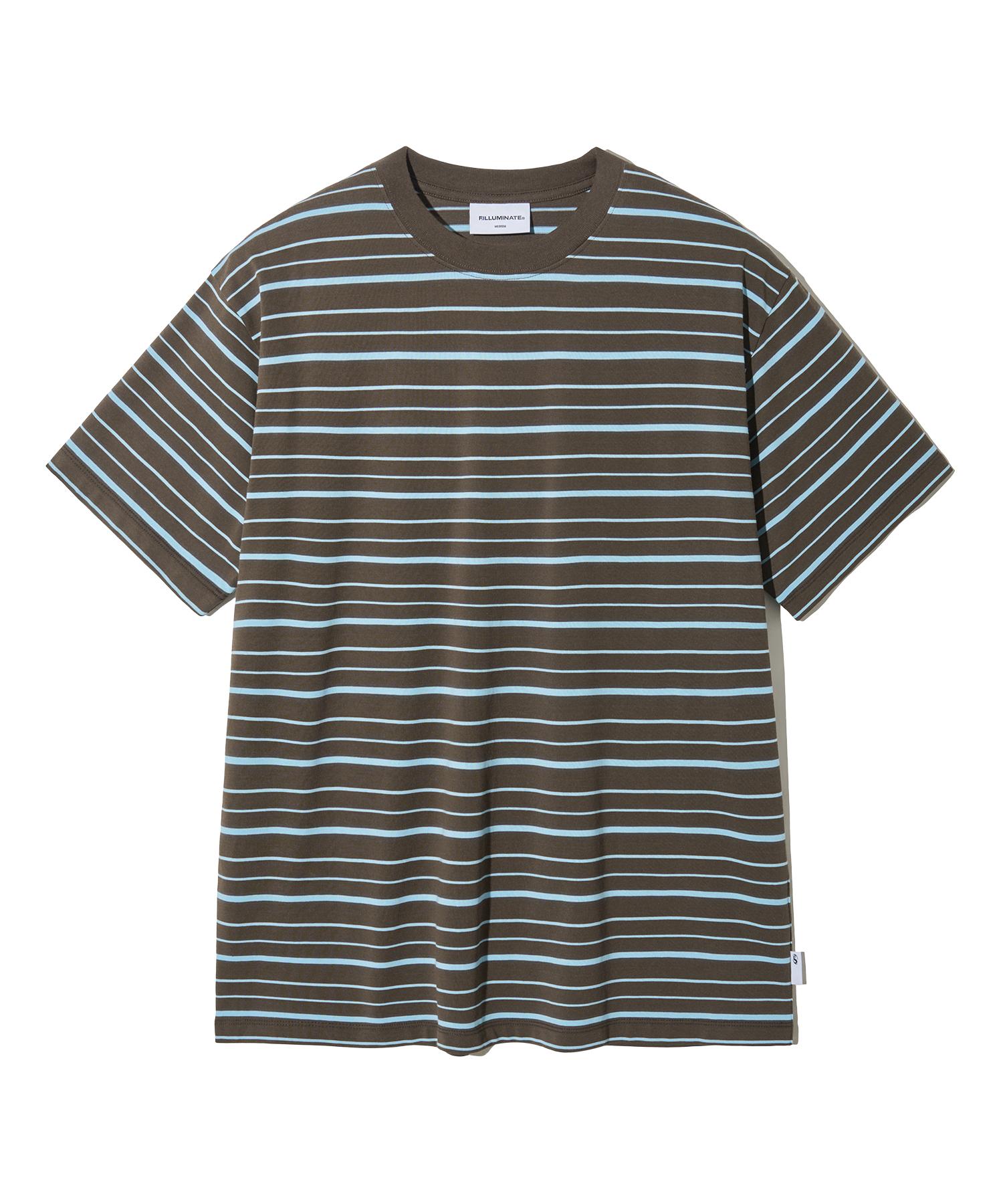 Illuminate Monoline Stripe T-Shirt - Brown Brown/S
