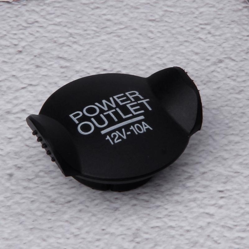 2Pcs Dustproof Plug Caps 12V Power Socket Plug Cover Caps Auto Interior Accessories Car Lighter Outlet Cover