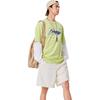 Li Ning Sportmode Serie Logo Buchstaben Rundhals Bequem Atmungsaktiv Vielseitig Locker Kurzarm T-Shirt Herren T-Shirt Glasgrün AHSU669-8