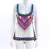 New Stylish European American Sleeveless Vintage Print Tank Top Plus Size