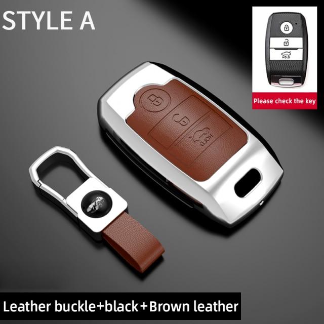 Car Key Case Holder Cover for Kia Sportage Ceed Sorento Cerato Forte Kx3 K5 2017 2019 2020 Remote Fob Key Accessories