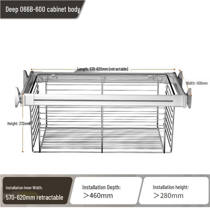 Étagère télescopique extensible pour rangement de pantalons dans une armoire