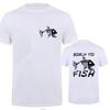 Born To Fish Funny T-Shirt Fashion Fisherman Tees Short Sleeve Funny Fishing Lover Casual Summer Men's Street Oversized Male Top