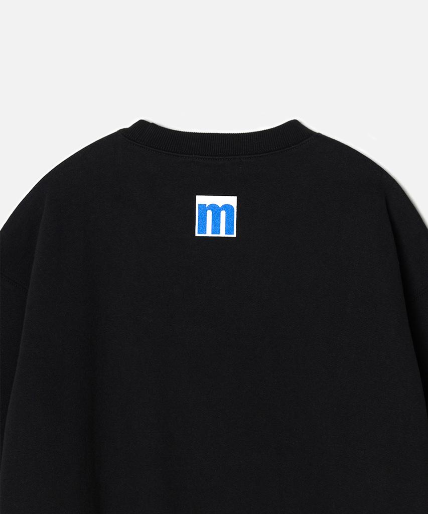 Maenhatanlekojeu Manhattan Records Classic Logo Crewneck - Black
