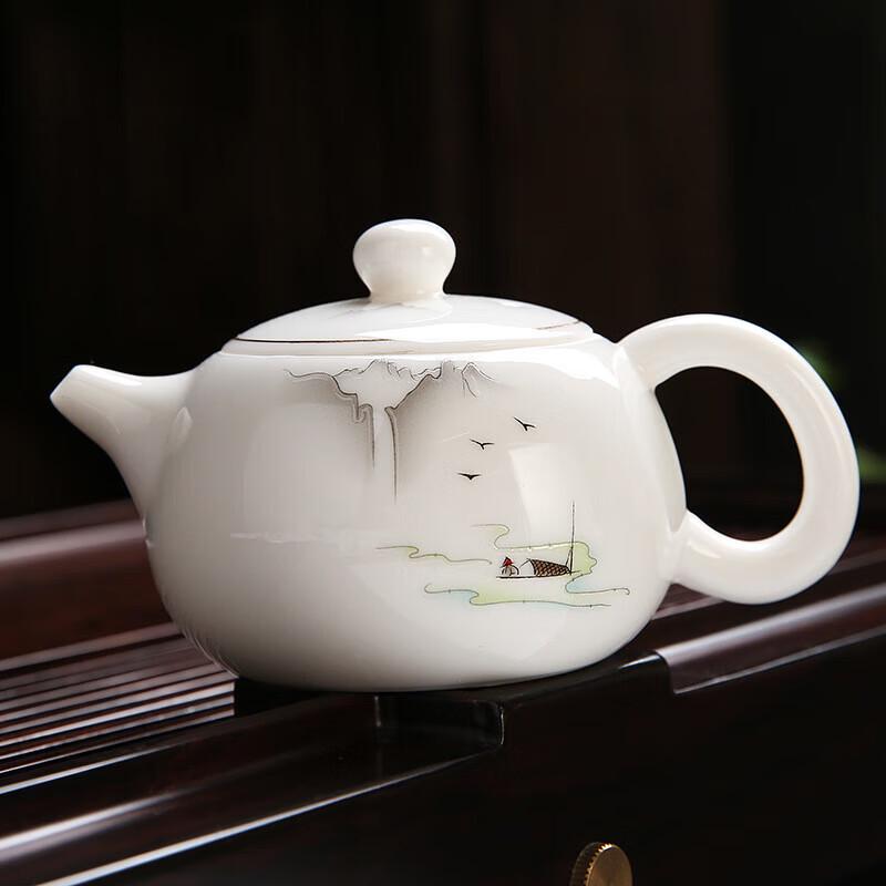 Shang Shan Ruo Shui White Porcelain Tea Set
