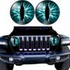 1 Paio Adesivi Impermeabili in PVC per Fari 'Occhi di Bestia', Adesivi per Auto, Adesivi Impermeabili per Luci Auto, Facili da Installare, Accessori Auto Resistenti alle Intemperie