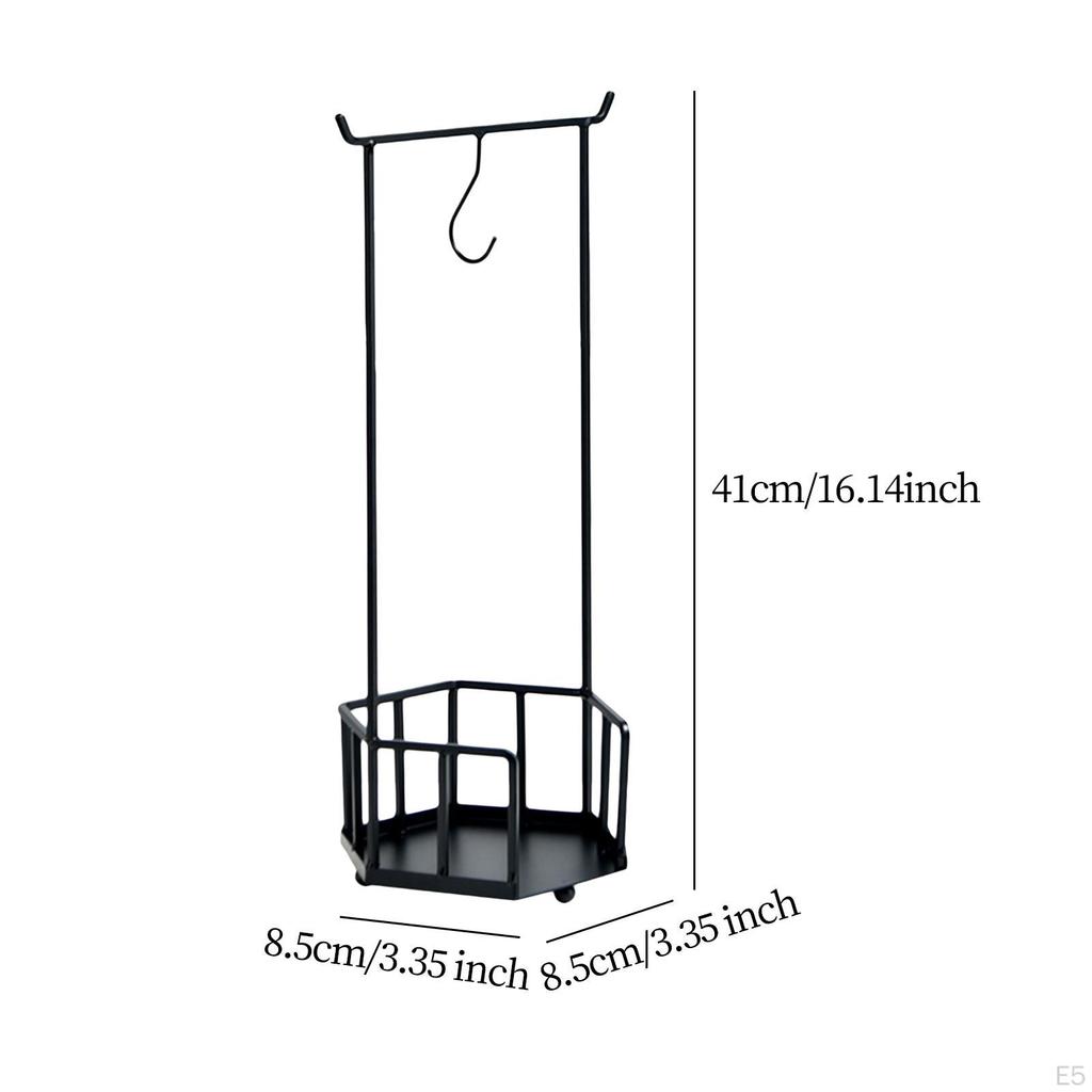 Dipstick Rack Hanger Easy to Use Handcrafted Accessories Portable Holder Iron Frame for Ornament