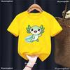 Dance Girl Letter Printed  T Shirts Short Sleeve Y2k Kids Children's