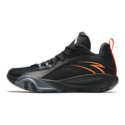 Větrný tunel 4 Pohodlné Všestranné Odolné Nízké Basketbalové Boty Pánské tenisky Černé 112411605-2