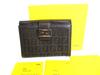 Authentic Zucca Canvas Black Canvas Leather Bifold Wallet Compact Wallet #9347  Refurbished